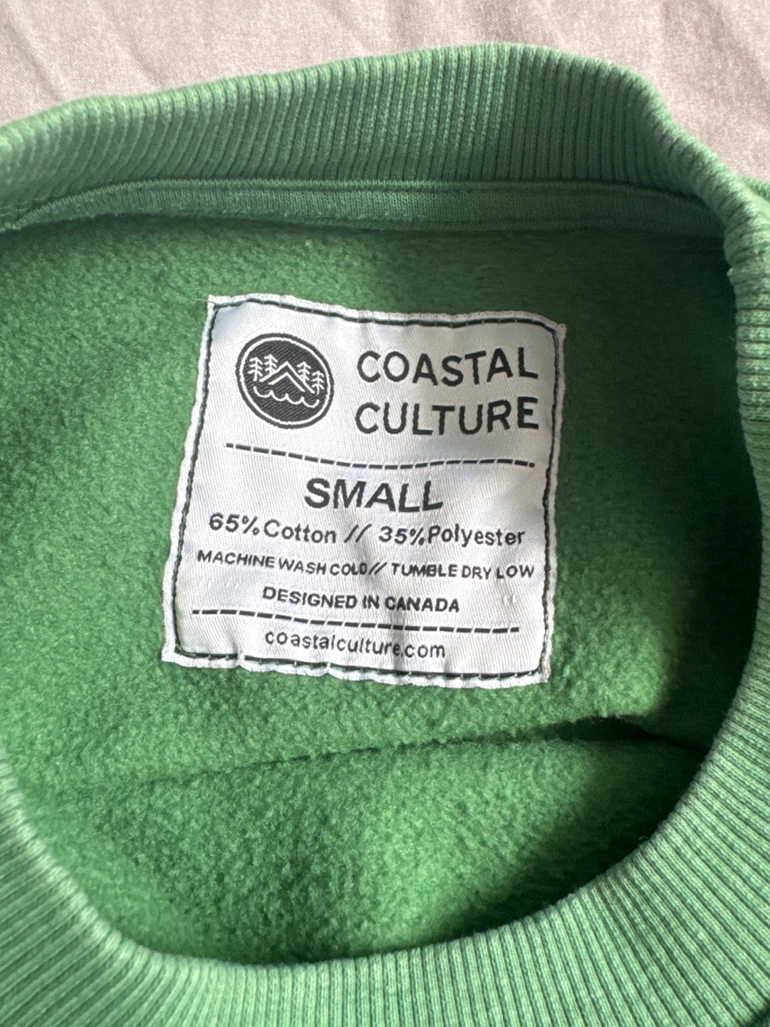 Coastal Culture Crewneck Sweatshirt - Green/Blue - Small - photo 2