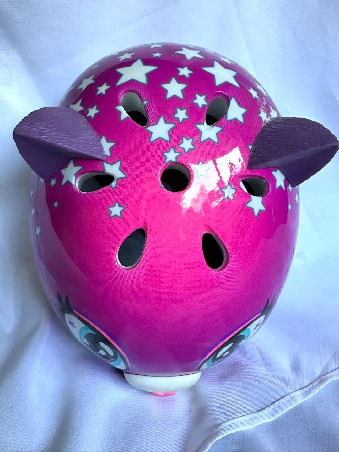 Kids Pink Cat Bike Helmet - Size S - photo 4