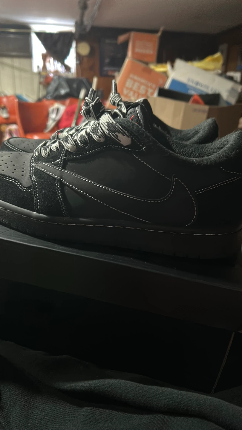 Air Jordan 1 Low x Travis Scott Black "Cactus Jack" Shoes - photo 5