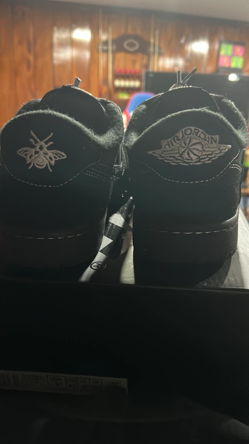 Air Jordan 1 Low x Travis Scott Black "Cactus Jack" Shoes - photo 2