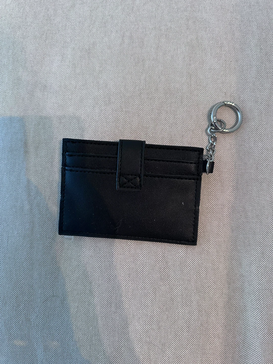 Steve Madden Black Card Holder with Keychain - photo 2