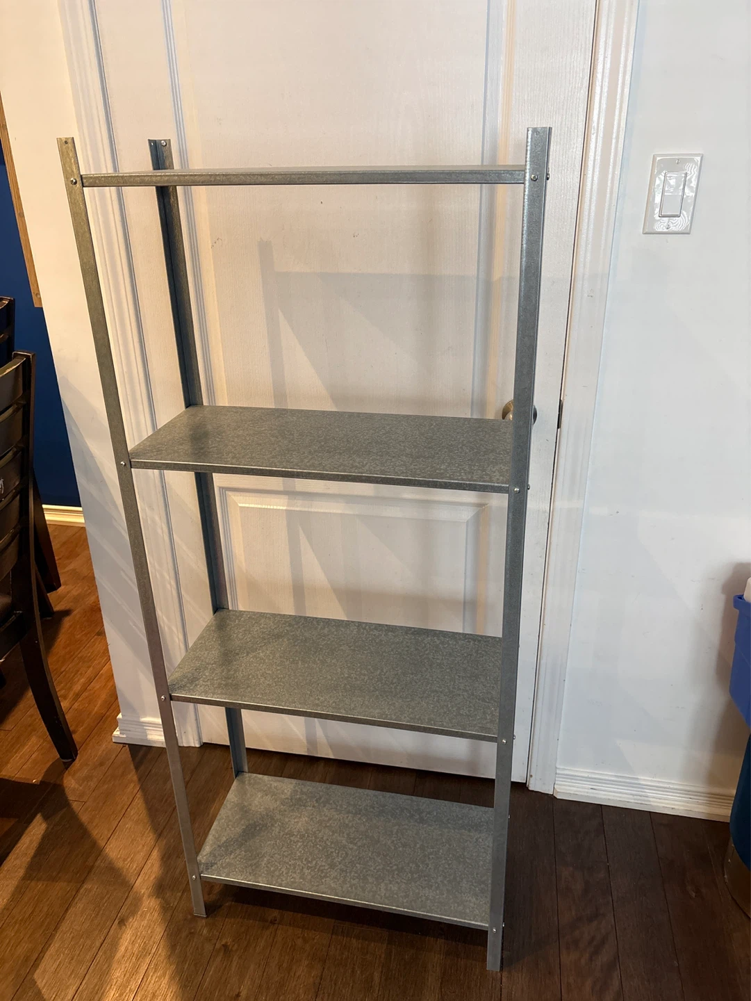 Grey Metal Ladder Shelf x 2