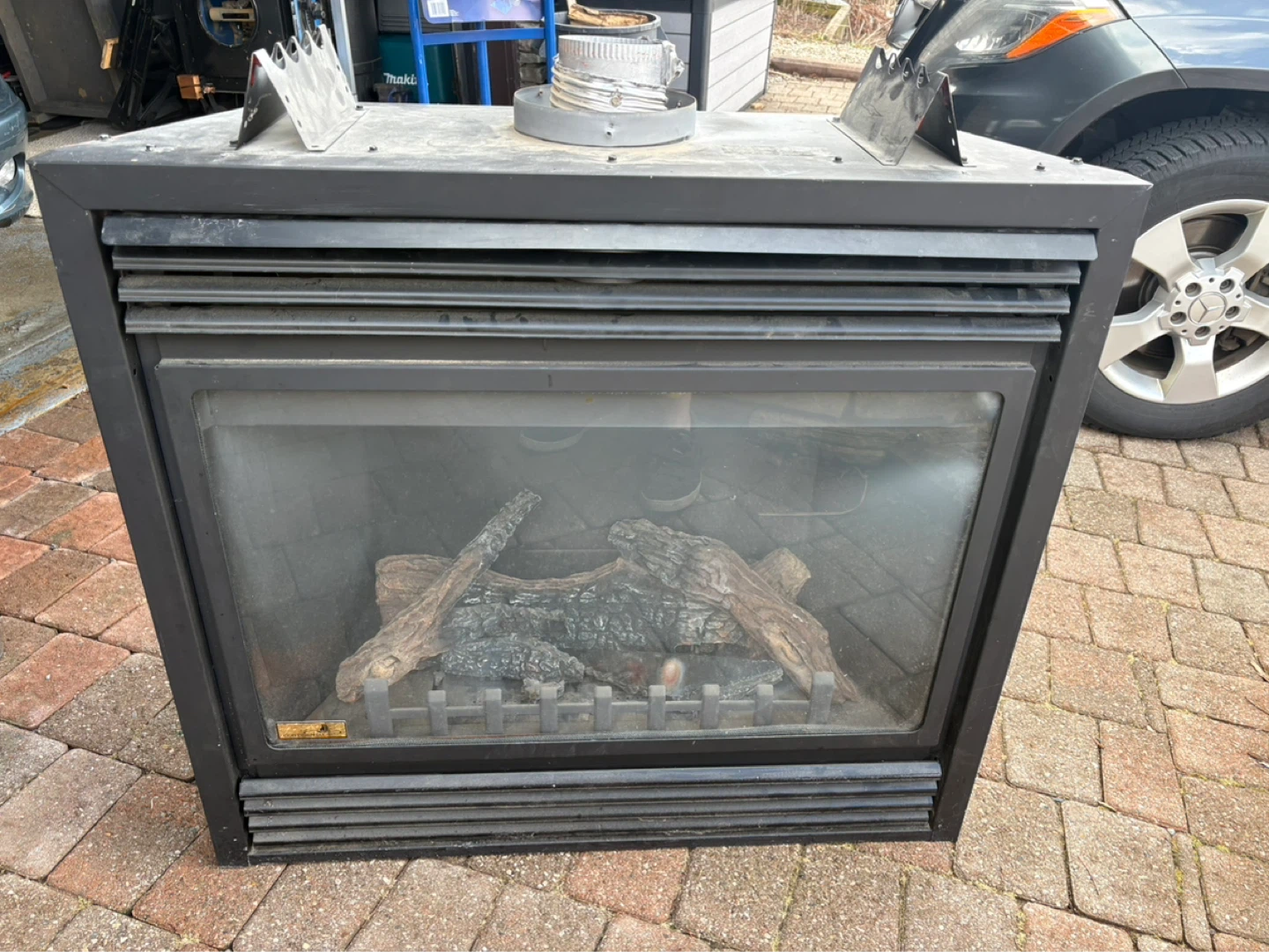Continental Fireplaces natural gas fireplace insert