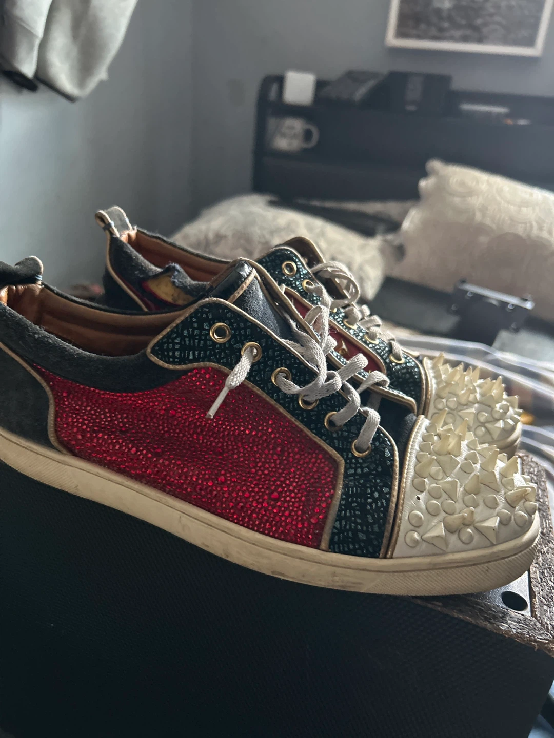 Christian Louboutin Spiked Sneakers - photo 4