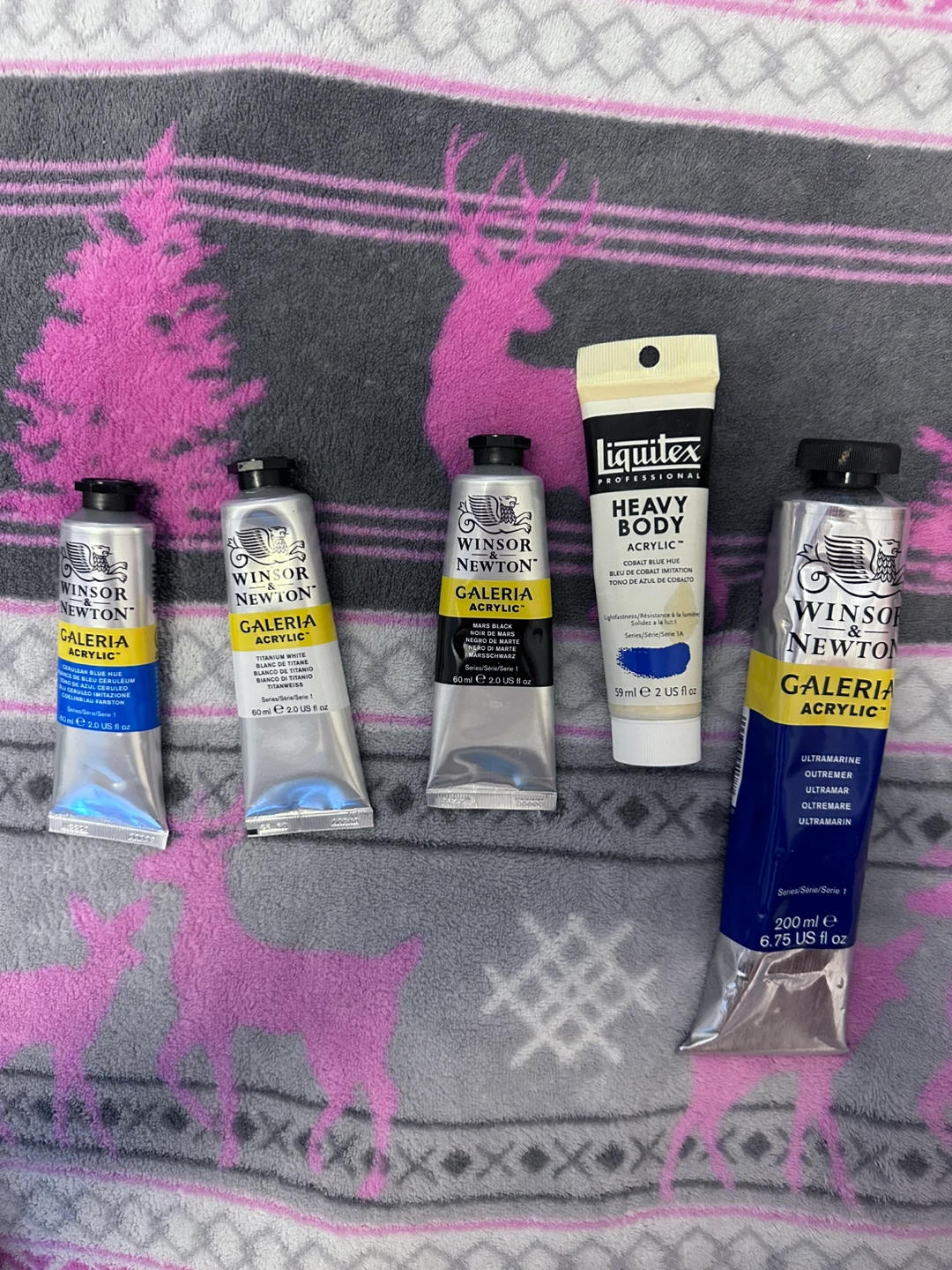Winsor & Newton and Liquitex Acrylic Paint Set - photo 3
