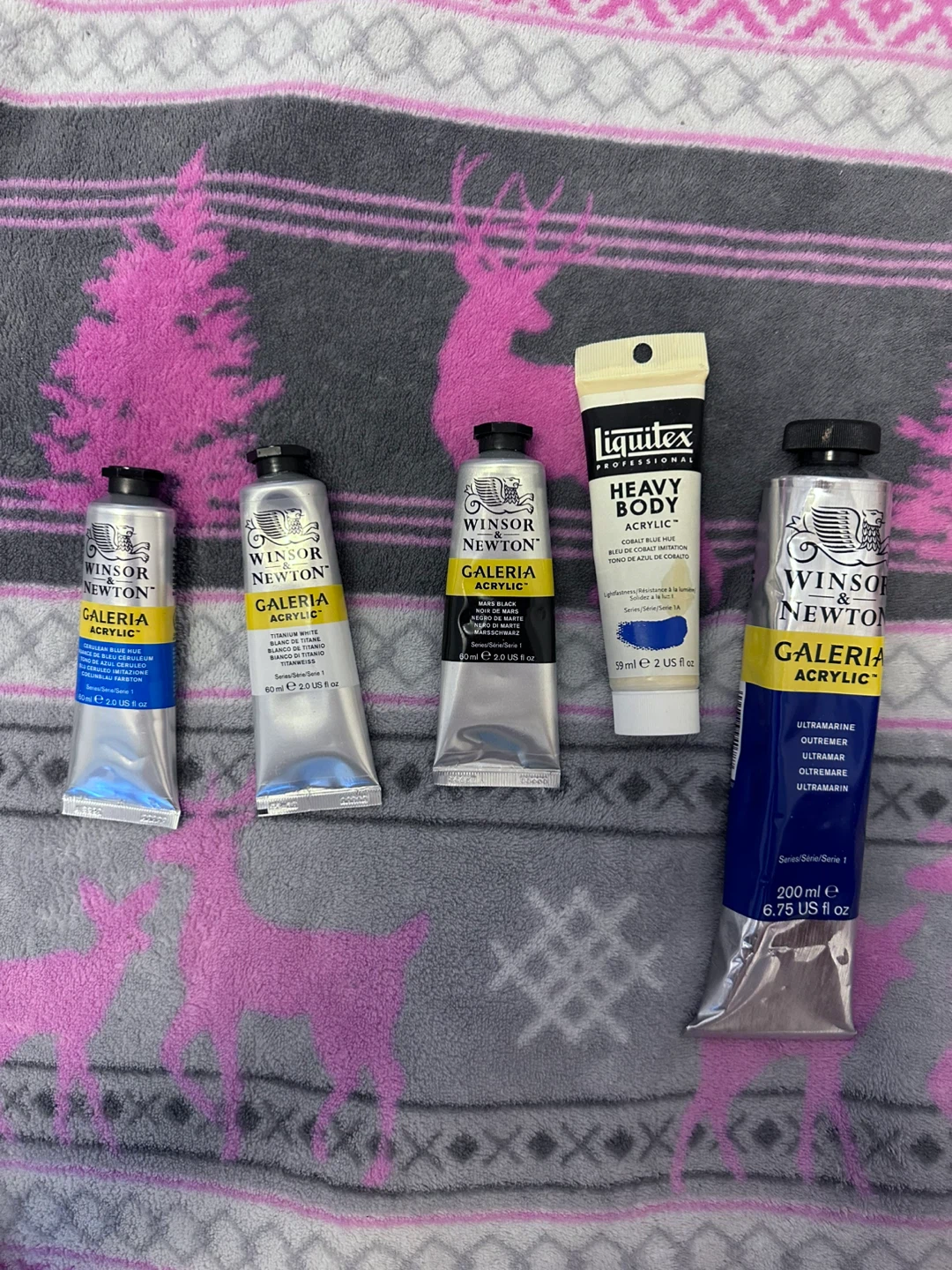 Winsor & Newton and Liquitex Acrylic Paint Set - photo 2