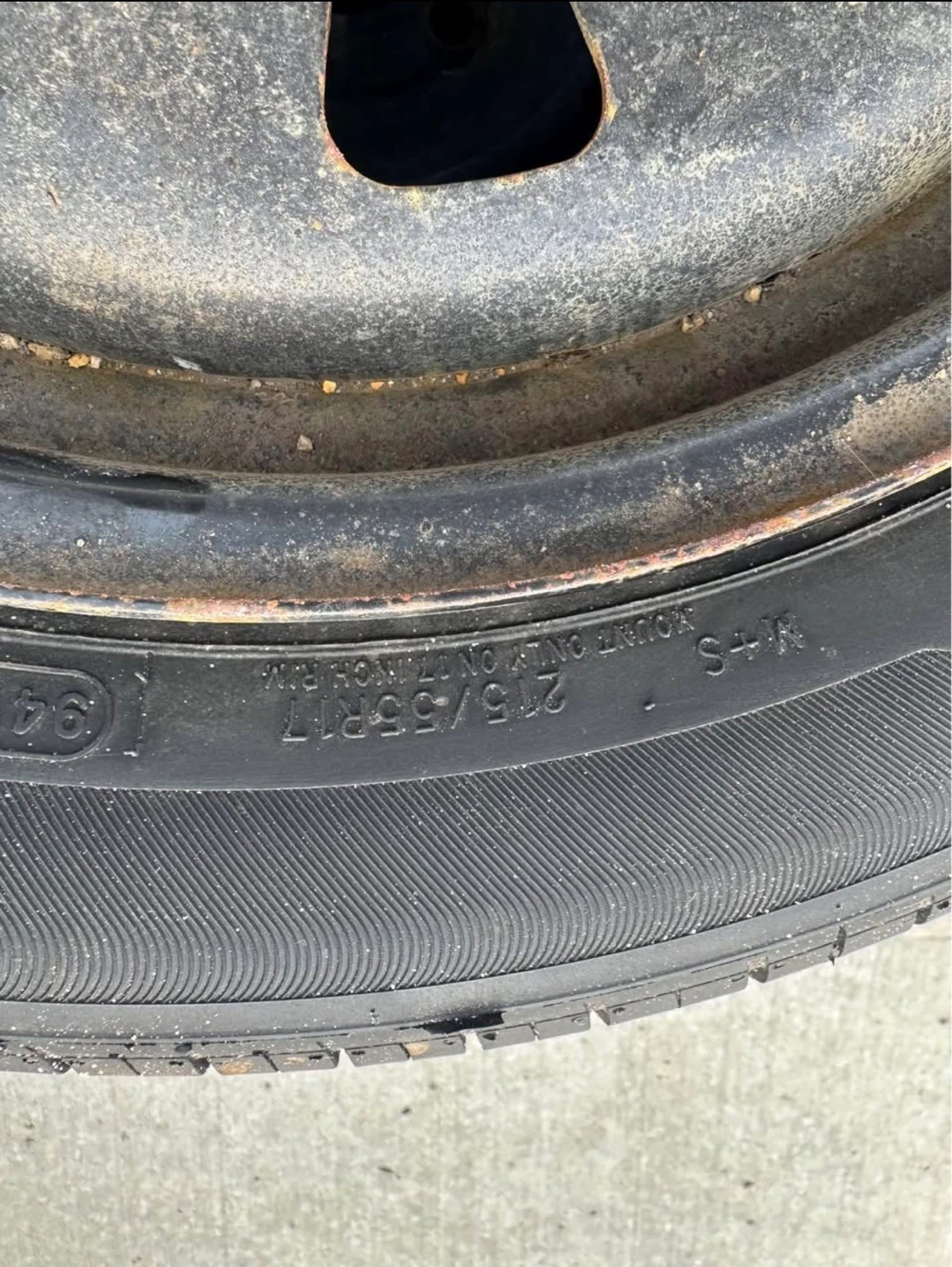 Set of 3 Tires with Rims - photo 3