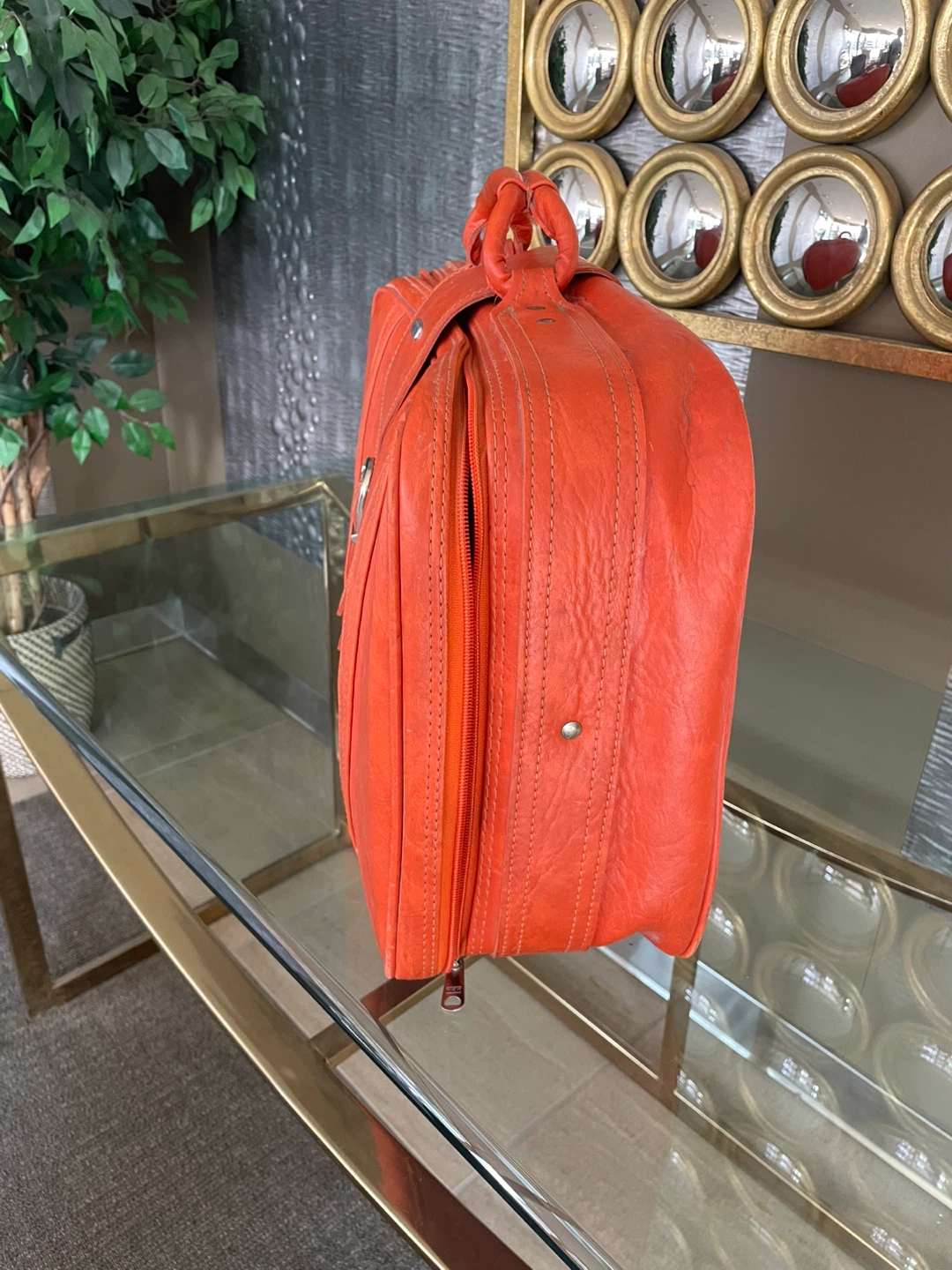 Vintage Samsonite Orange 1970’s  Suitcase - photo 3