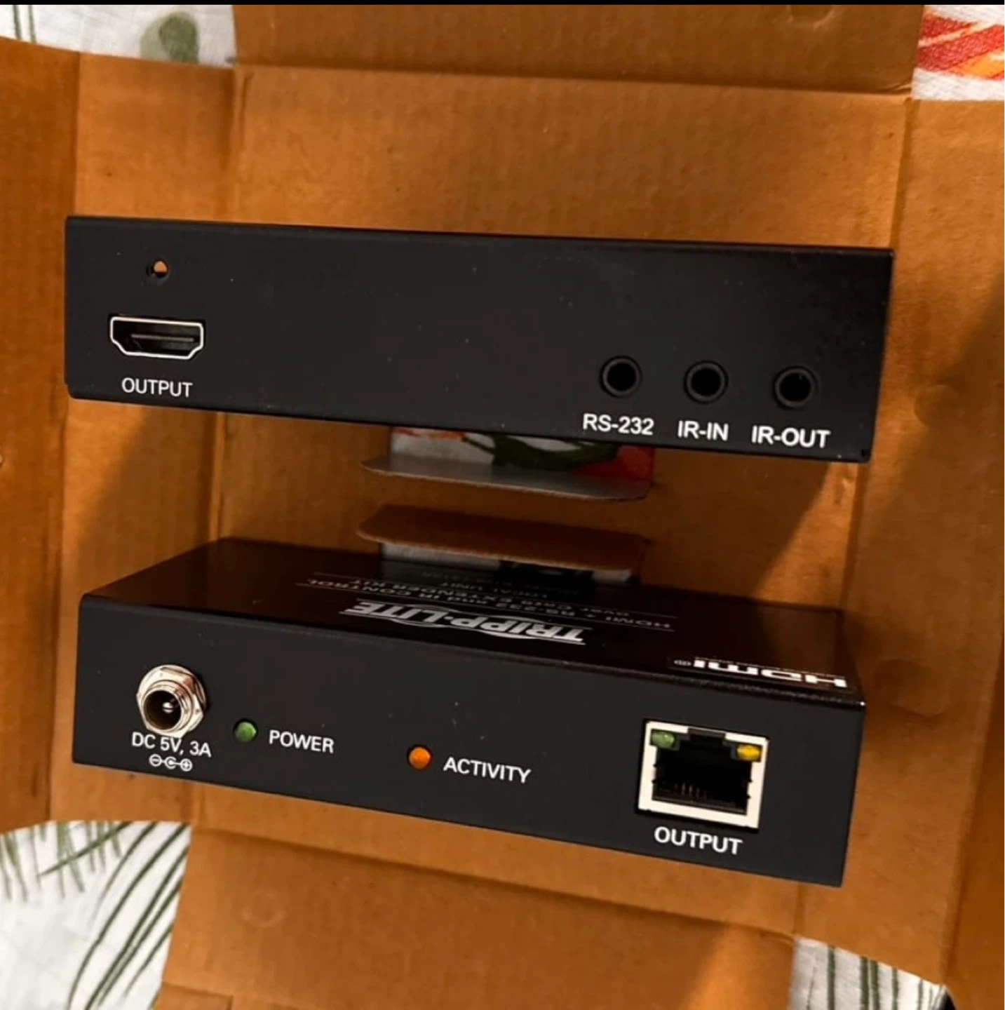 HDMI + RS232 serial and IR control over extender kit - photo 5