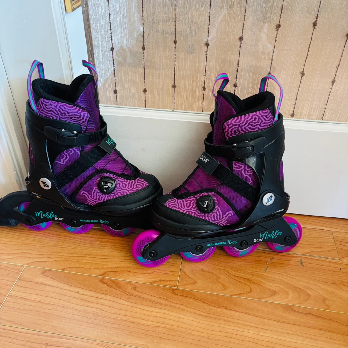 $200+ K2 Kids Size 4-8 Adjustable Inline Rollerblades