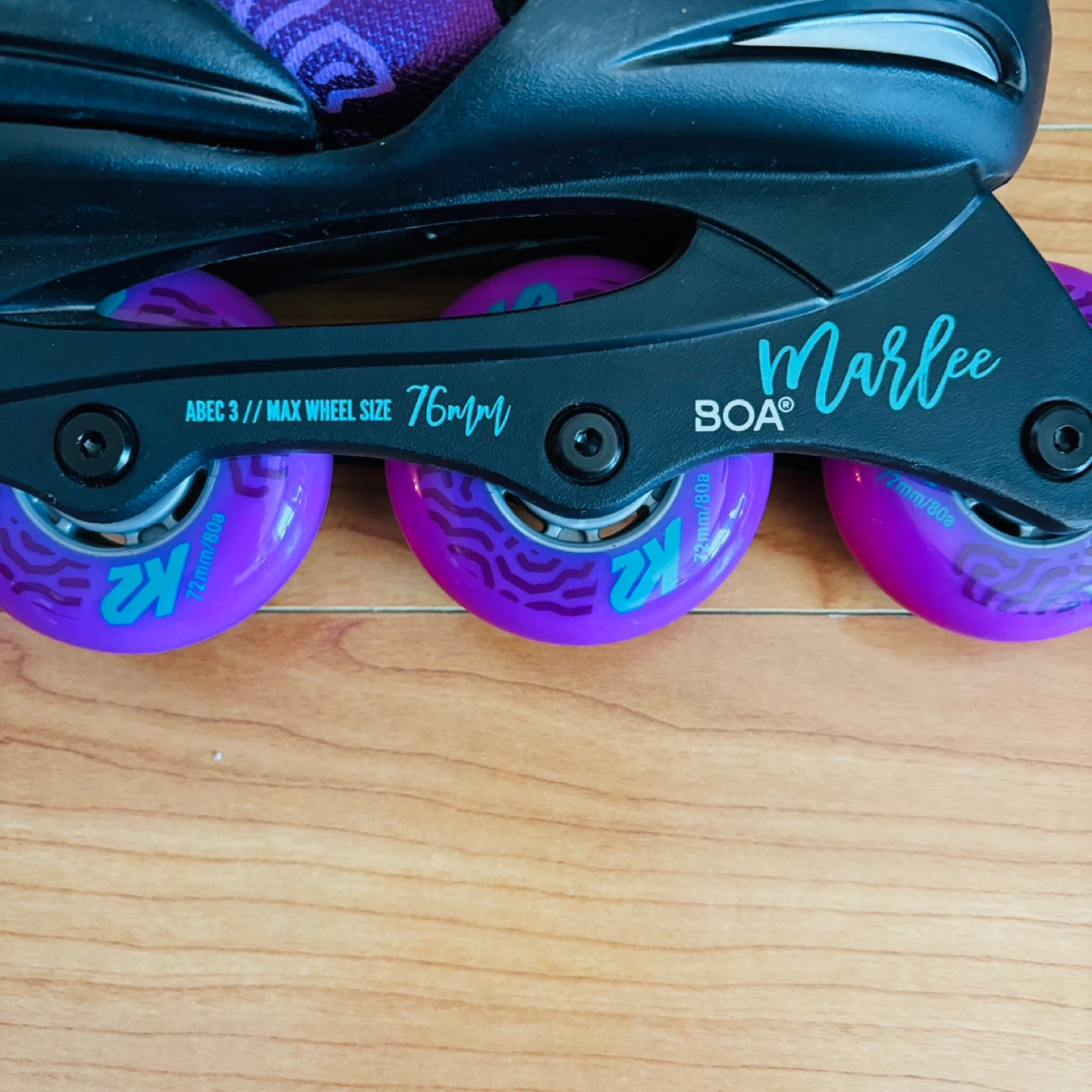 $200+ K2 Kids Size 4-8 Adjustable Inline Rollerblades - photo 4