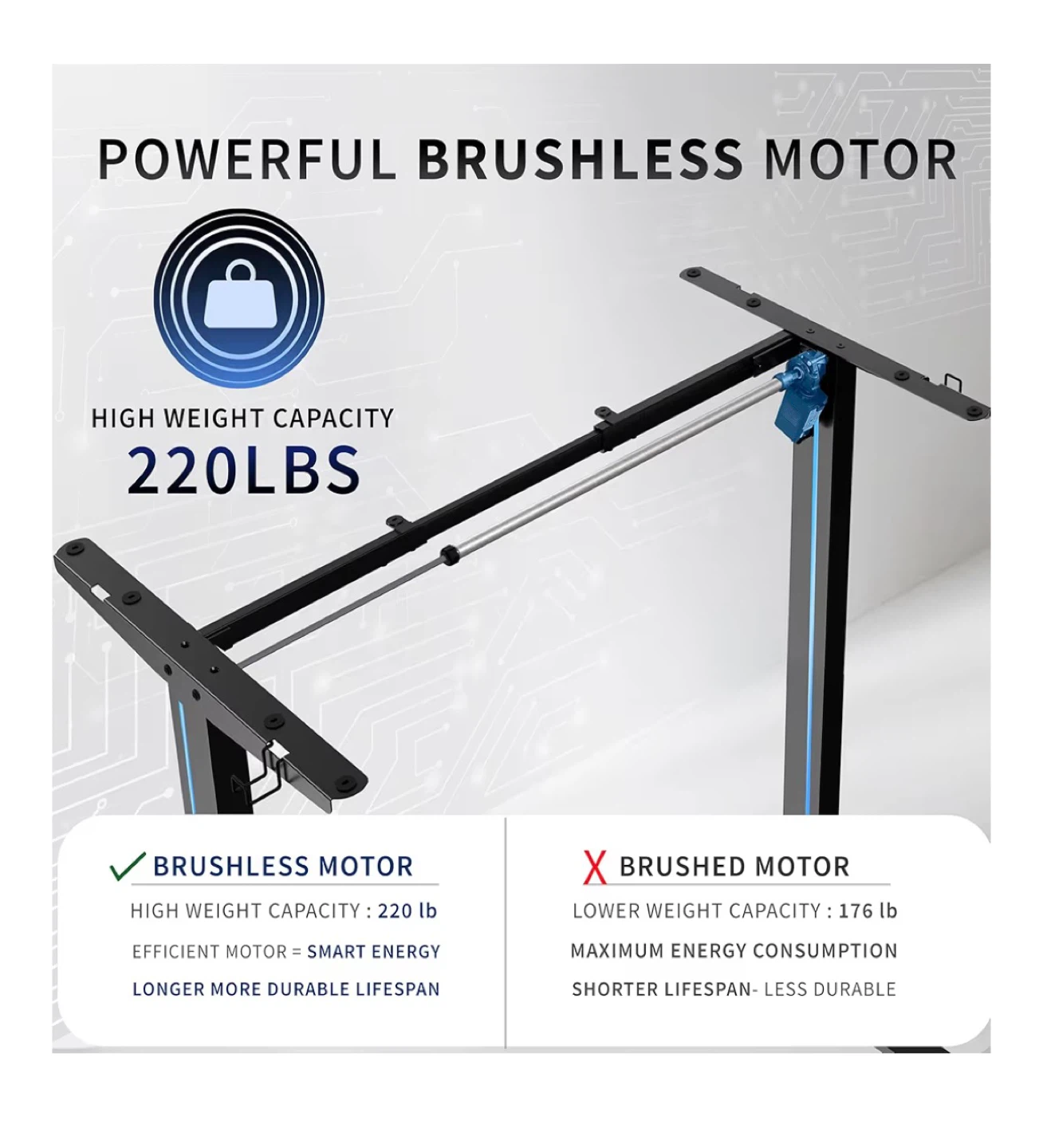 VIVO Standing Desk Frame - Black - photo 4