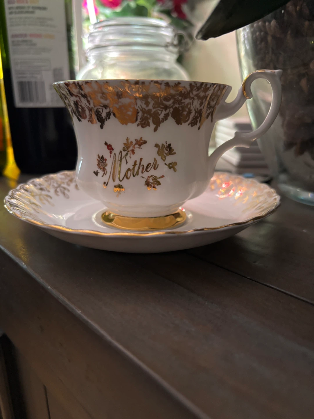 Mother Teacup and Saucer Set