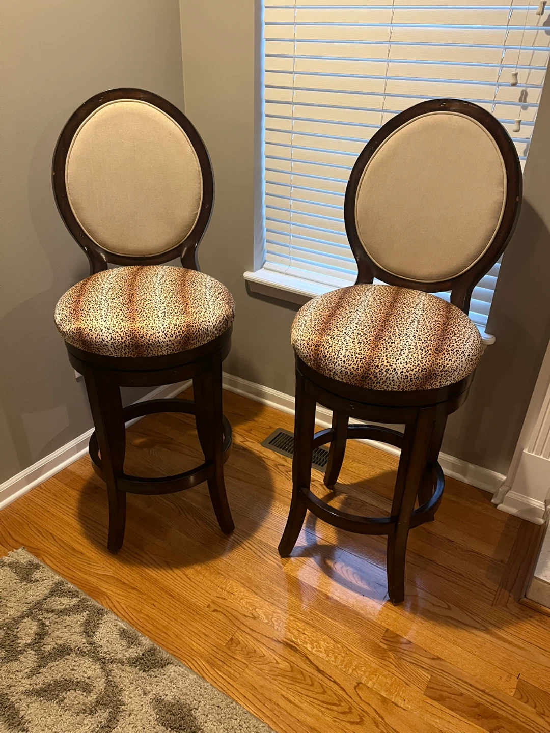 2 Artistica Swivel Bar Stools