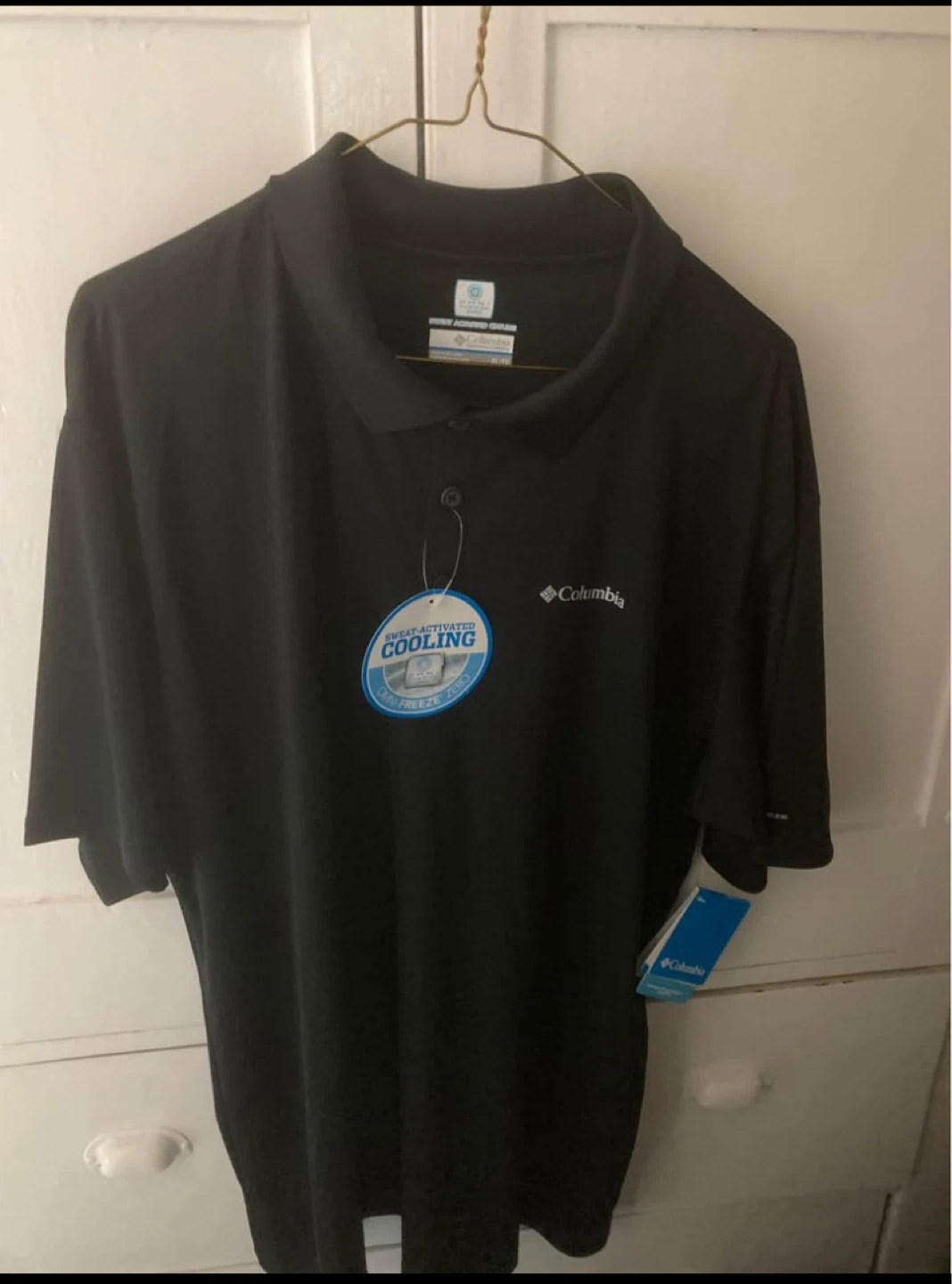 Columbia Men's Black Polo Shirt