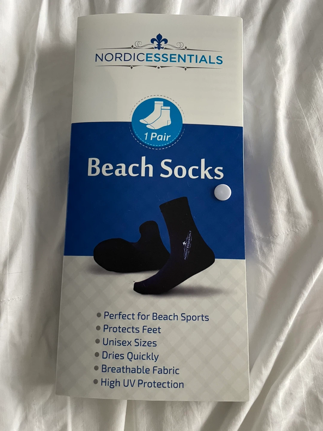 NEW! Beach Socks - Blue, Medium - photo 2