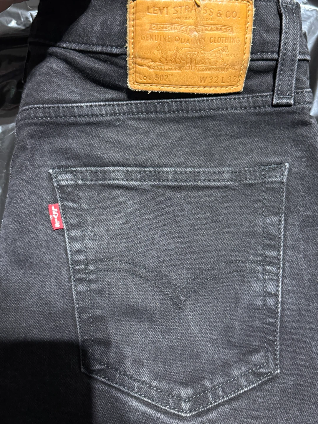 Levi's 502 Premium Jeans W32 L32 - Black - photo 4