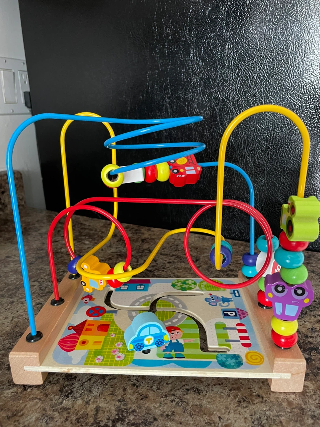 Wooden Bead Maze Toy