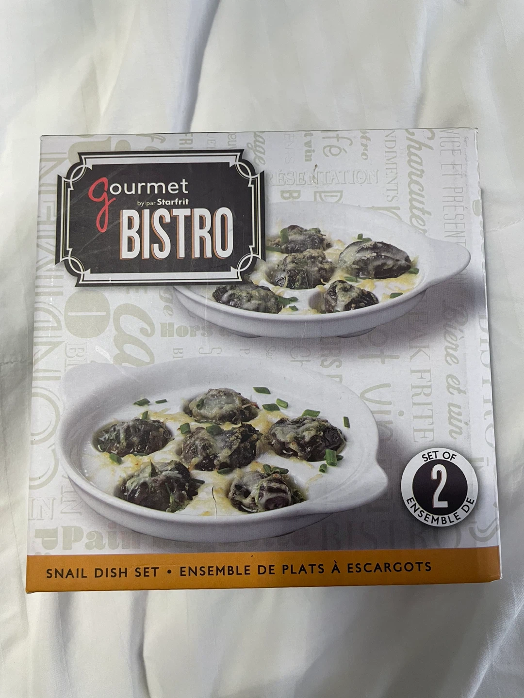 NEW! Starfrit Gourmet Bistro Snail Dish Set - Set of 2 - photo 2