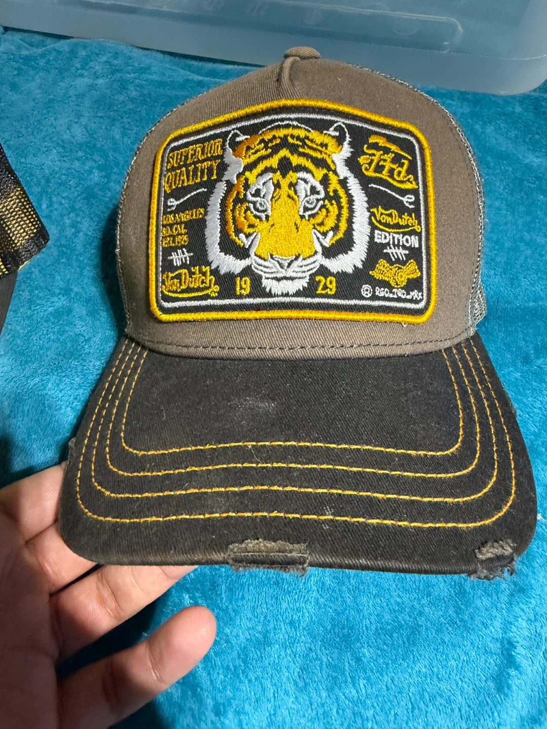 Von Dutch Tiger Patch Trucker Hat - photo 4