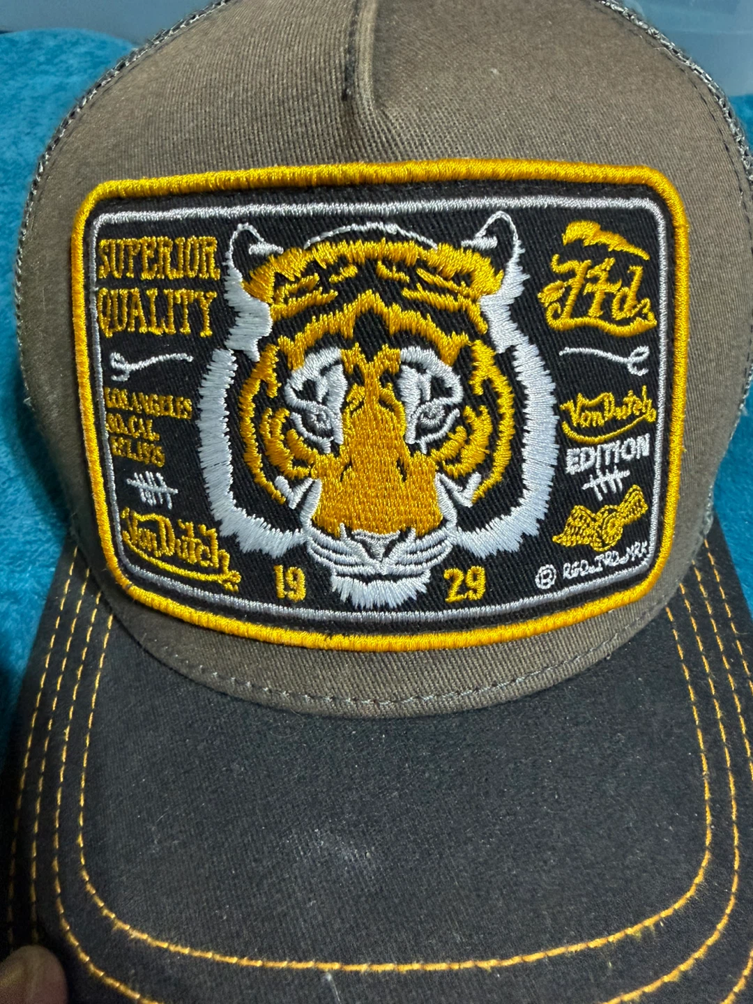 Von Dutch Tiger Patch Trucker Hat - photo 3