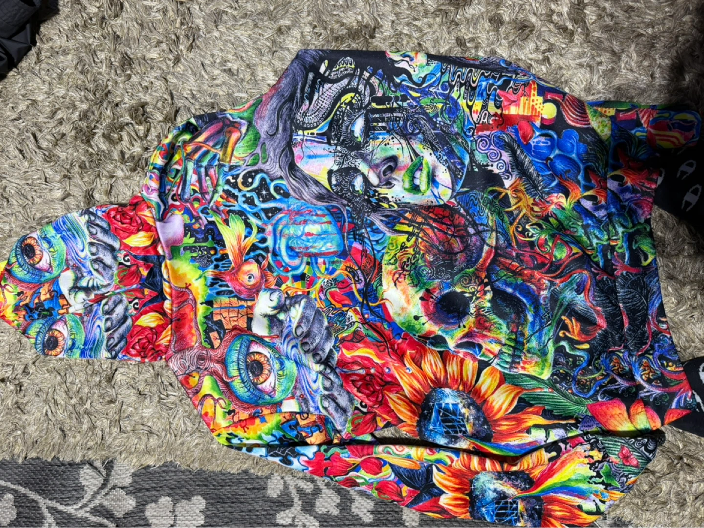 Colorful All-Over Print Hoodie - photo 3