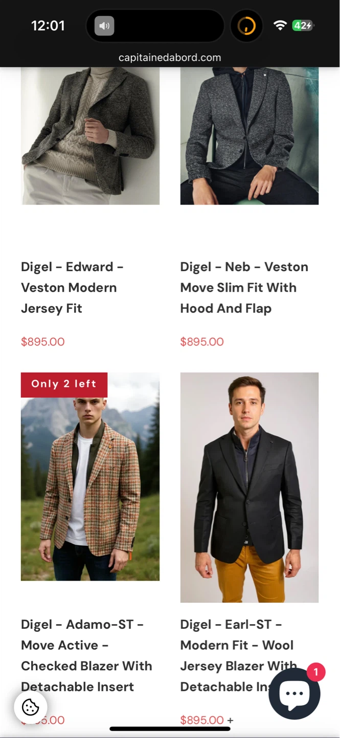 *New* $2.2k (Two $1k) DIGEL Men's Blazers, Size 36R and 38R - photo 5
