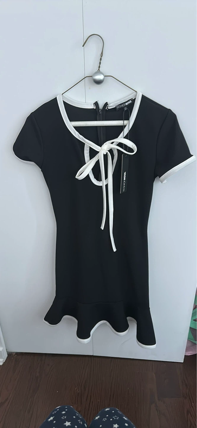 Fashion Nova Short Sleeve Mini Dress - Black - photo 3