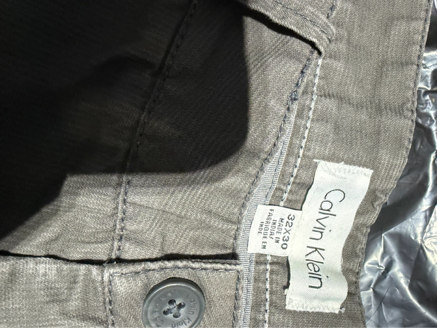 Calvin Klein Grey Pants 32x30 - photo 3