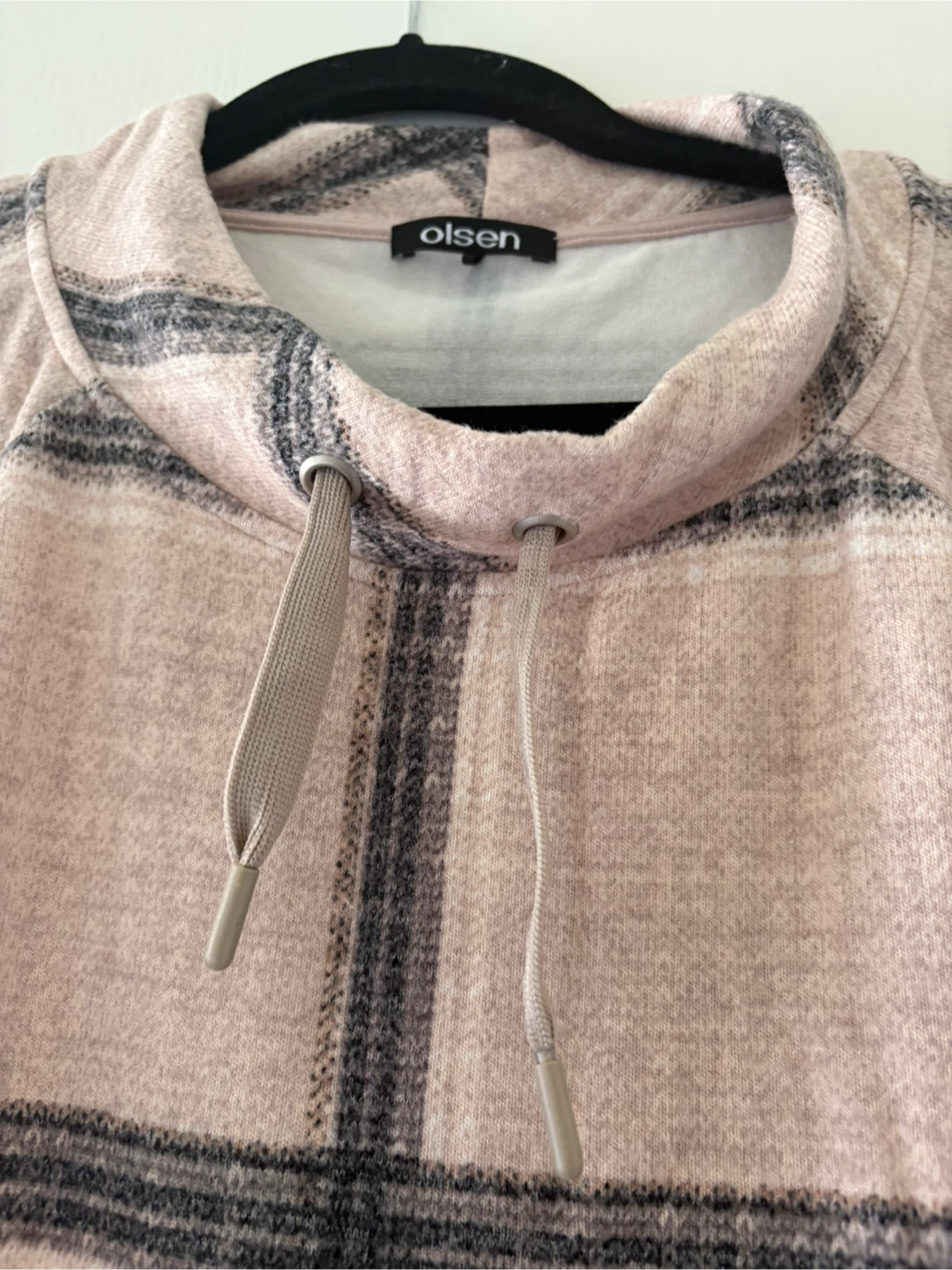 Olsen Plaid Long Sleeve Top - photo 2