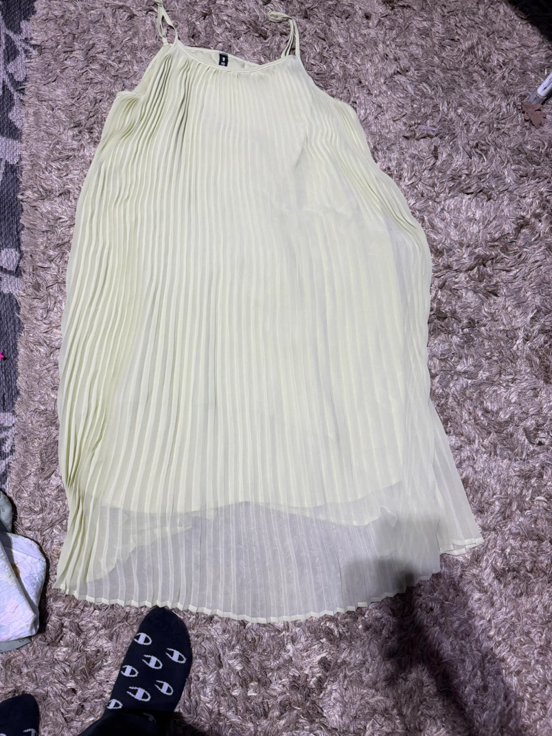 DESIGN LAB Lord & Taylor Pleated Dress