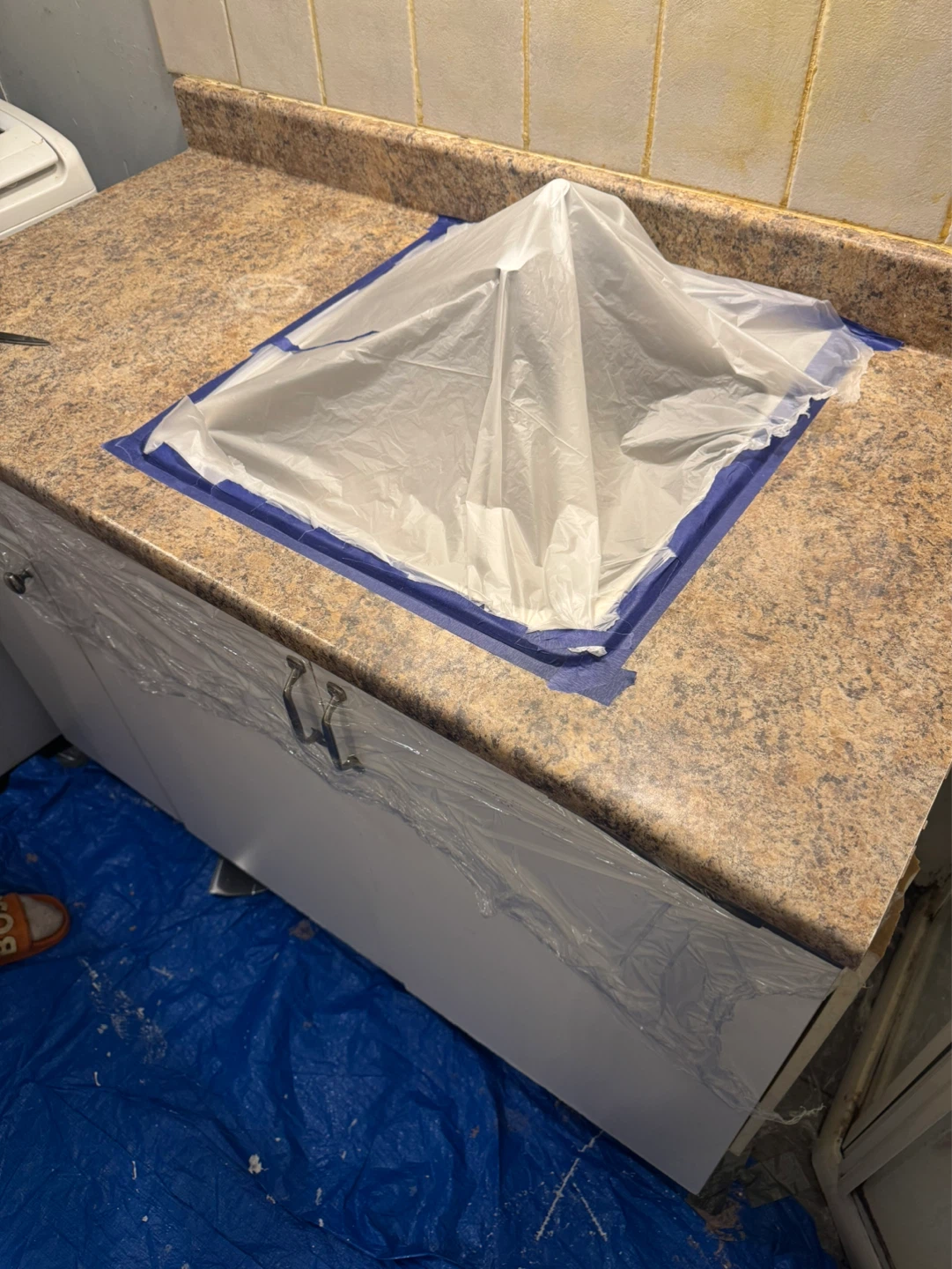 Bathroom counter top upgrades (CHEAP)