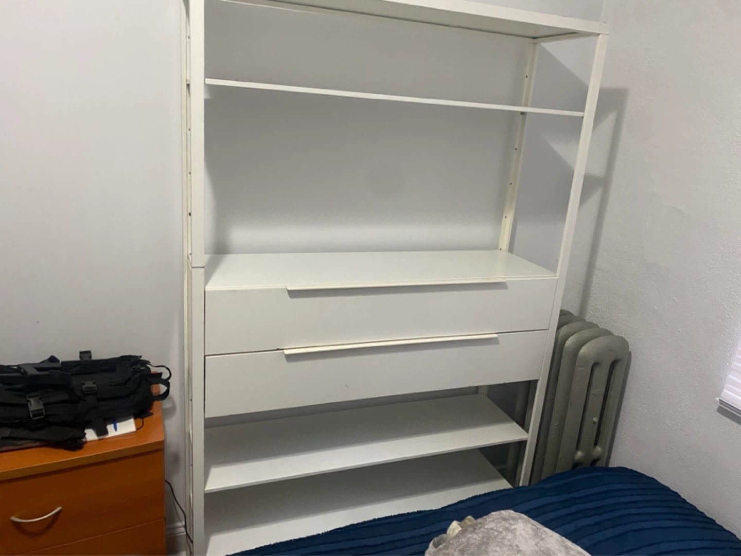 White Storage Unit with Drawers - photo 2