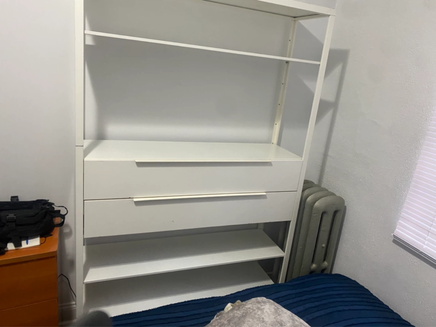 White Storage Unit with Drawers