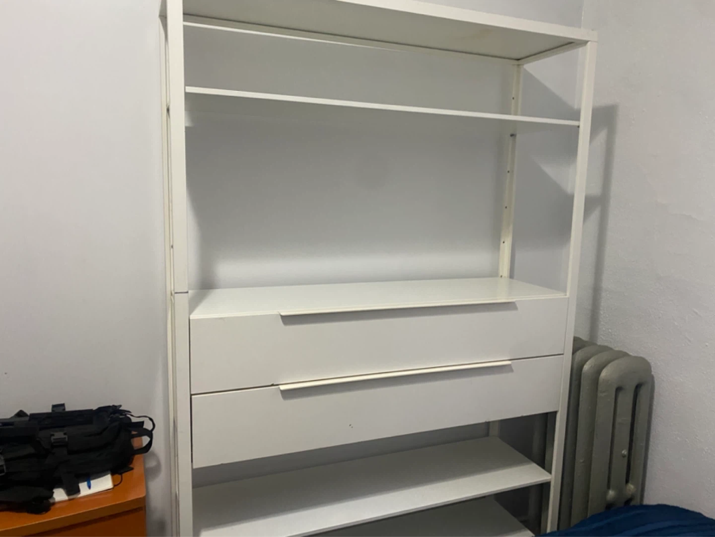 White Storage Unit with Drawers - photo 3