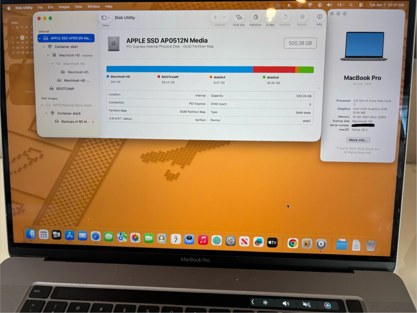 Apple MacBook Pro 16-inch, 2019