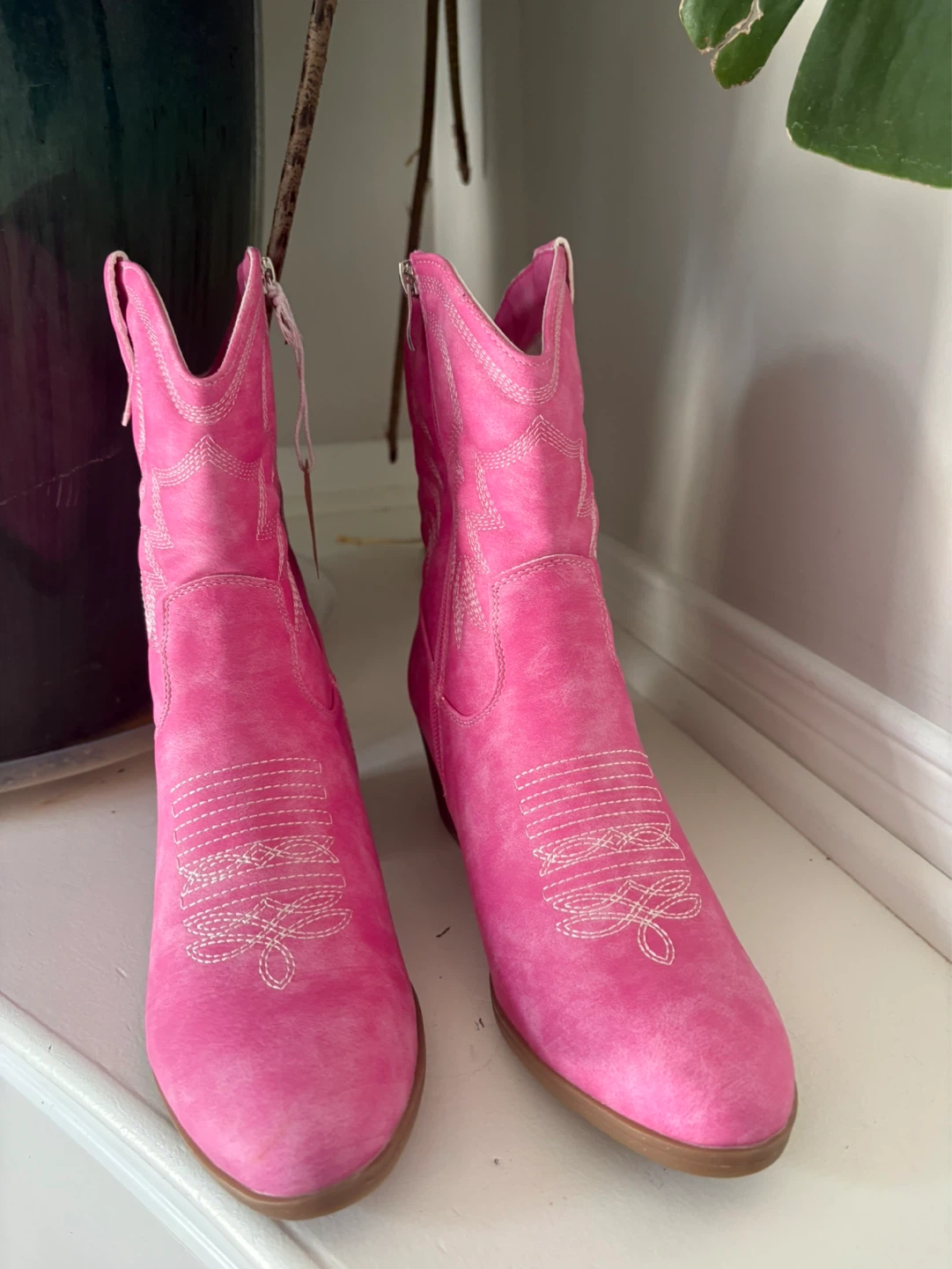 Hot Pink Western Boots - Size 8 - New✨ - photo 4