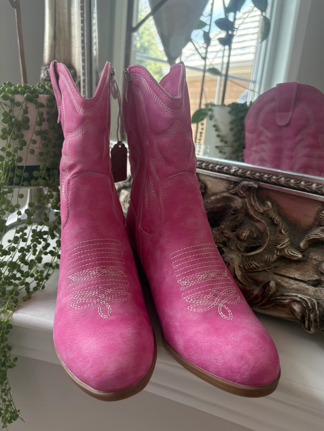 Hot Pink Western Boots - Size 8 - New✨ - photo 2