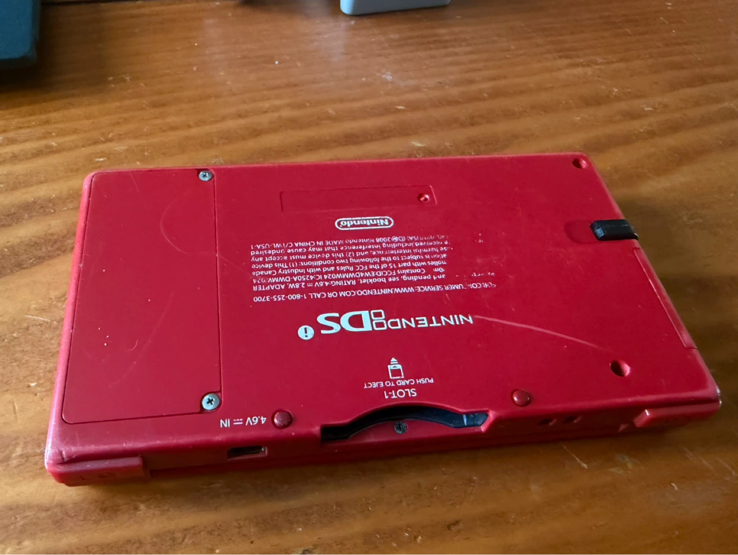 Red Nintendo DSi  Handheld Game Console - photo 4