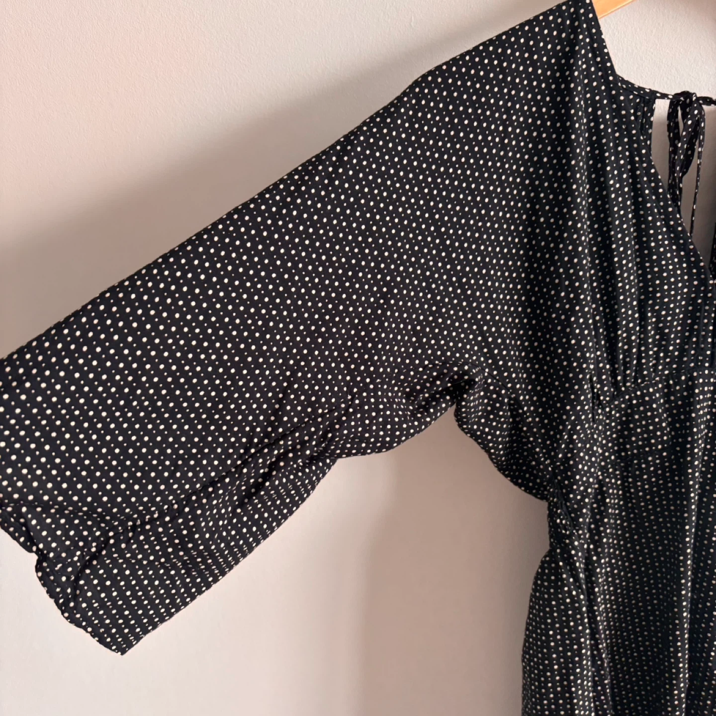 Billabong Black & White Polka Dot Dress - XS - photo 4
