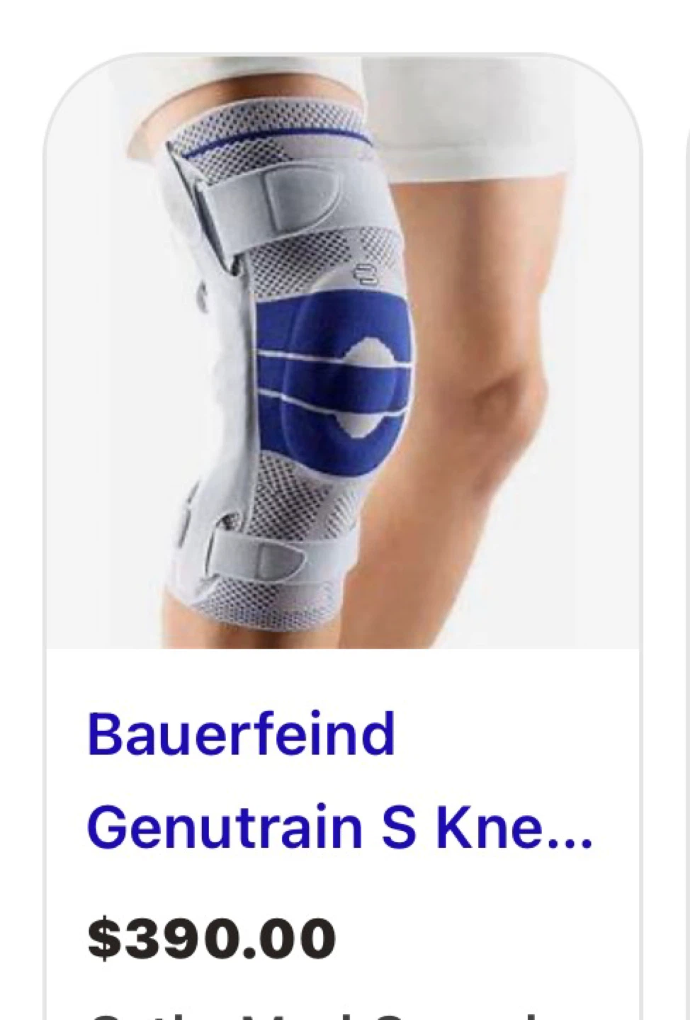 GenuTrain Active Support Knee Brace