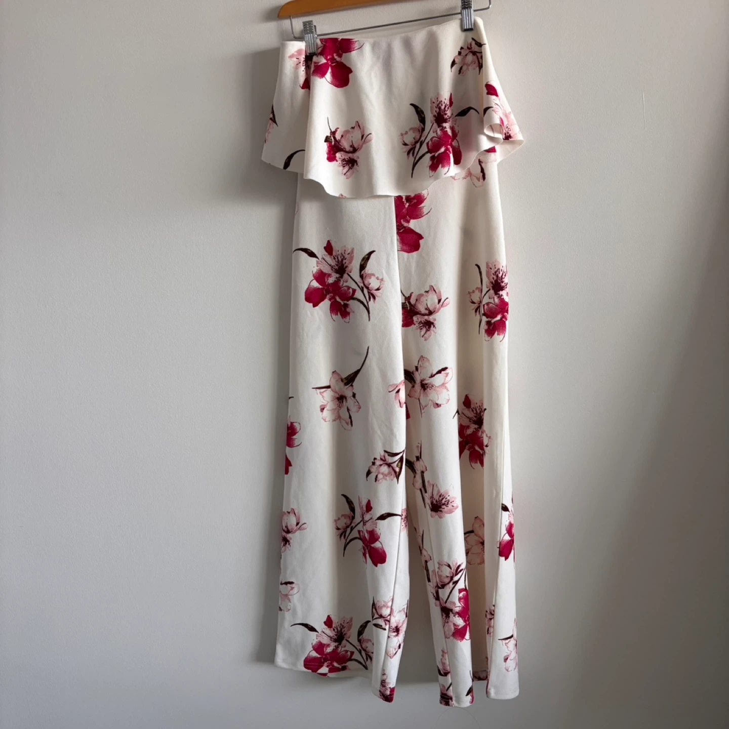 Streetwear Society Floral Wide Leg Jumpsuit Size S