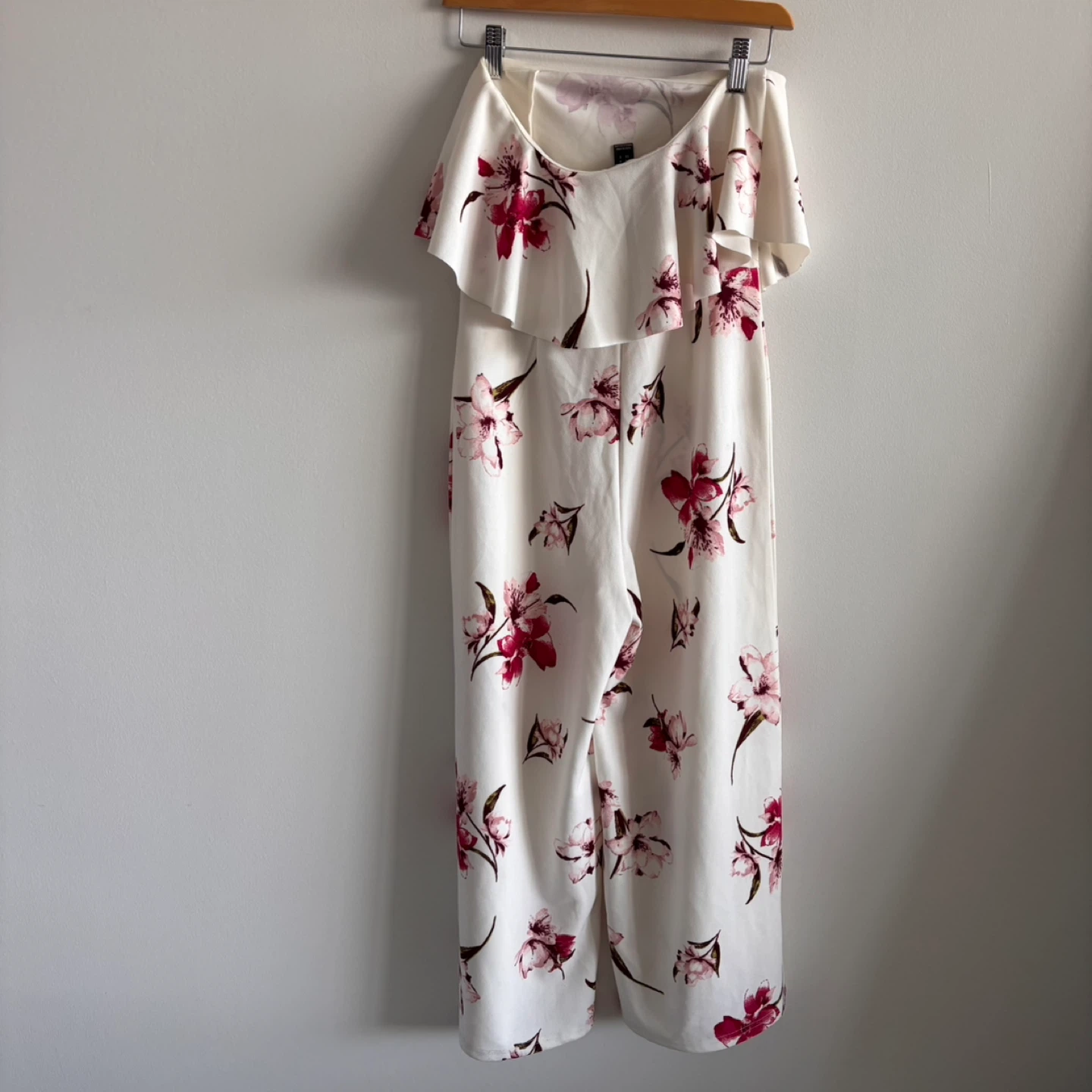 Streetwear Society Floral Wide Leg Jumpsuit Size S - photo 4