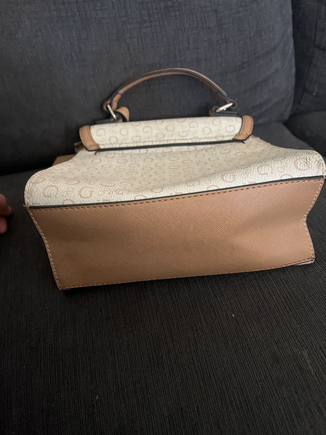 Guess Monogram Satchel Handbag - photo 3