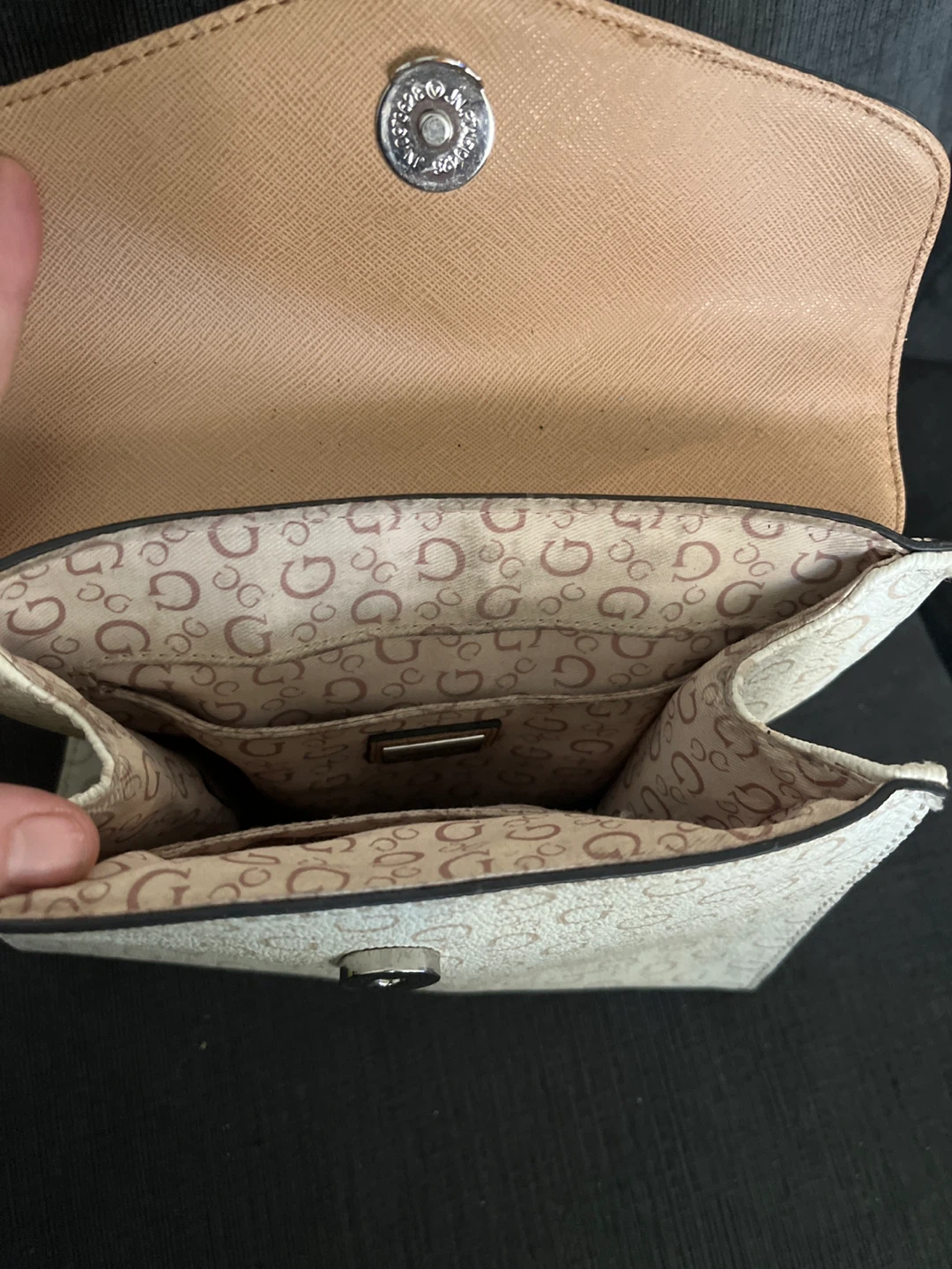 Guess Monogram Satchel Handbag - photo 4