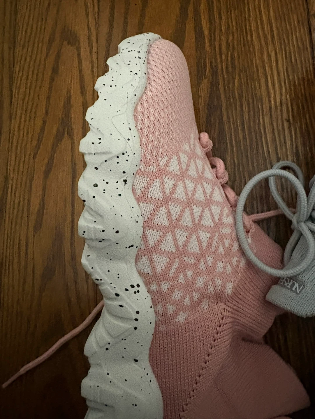 Nurse Baby Sneakers - Pink & Grey