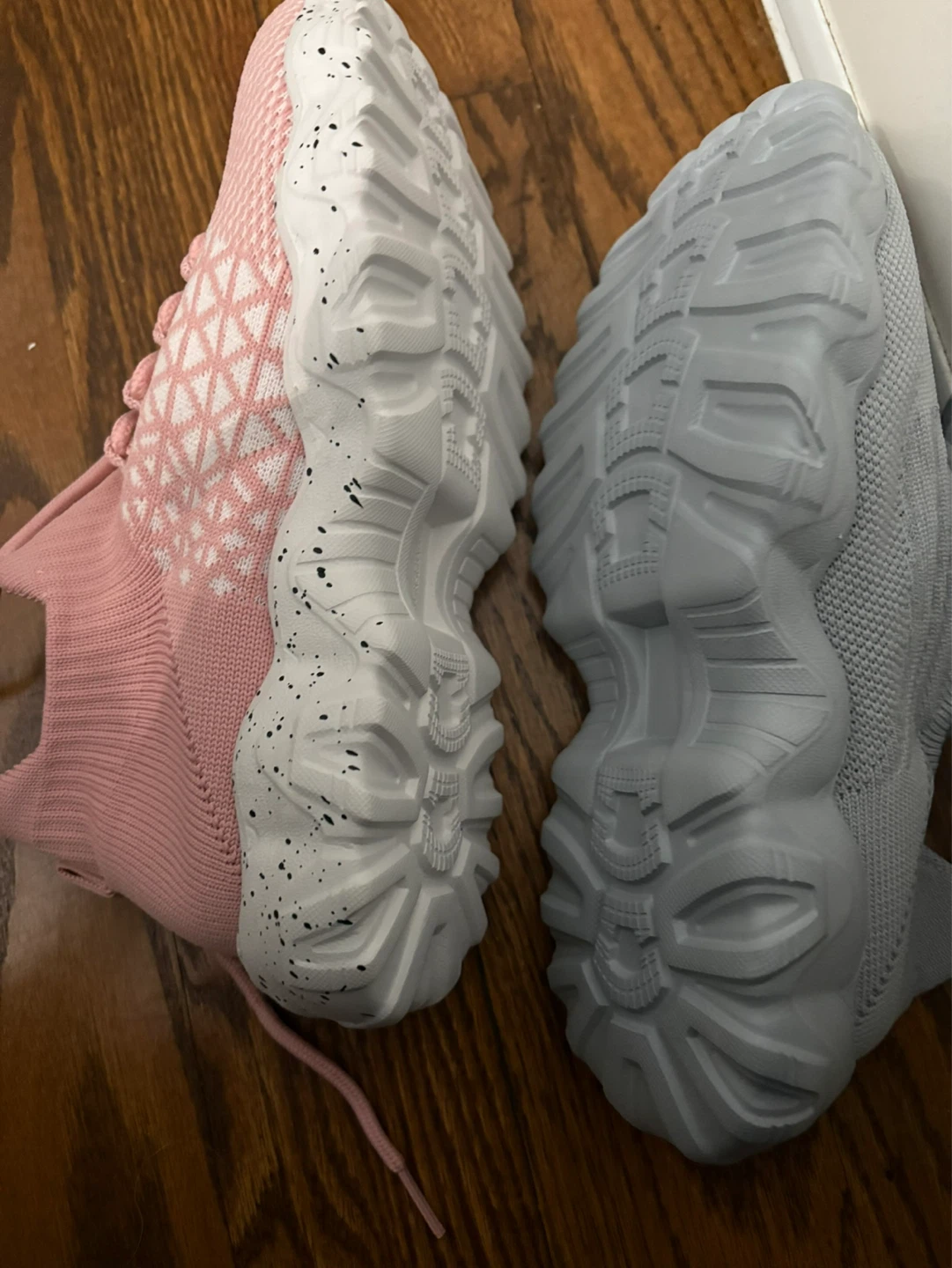 Nurse Baby Sneakers - Pink & Grey - photo 3