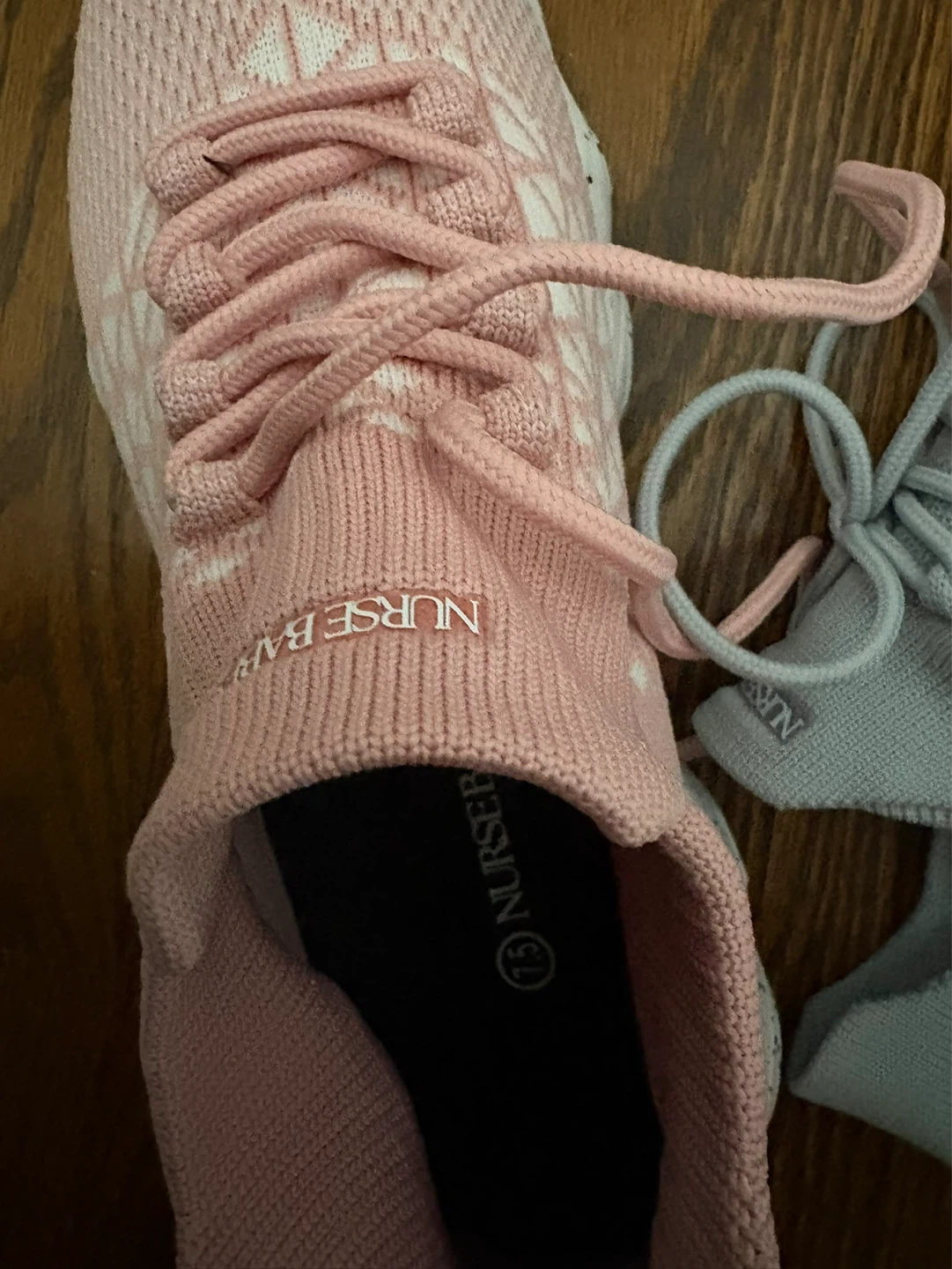Nurse Baby Sneakers - Pink & Grey - photo 4