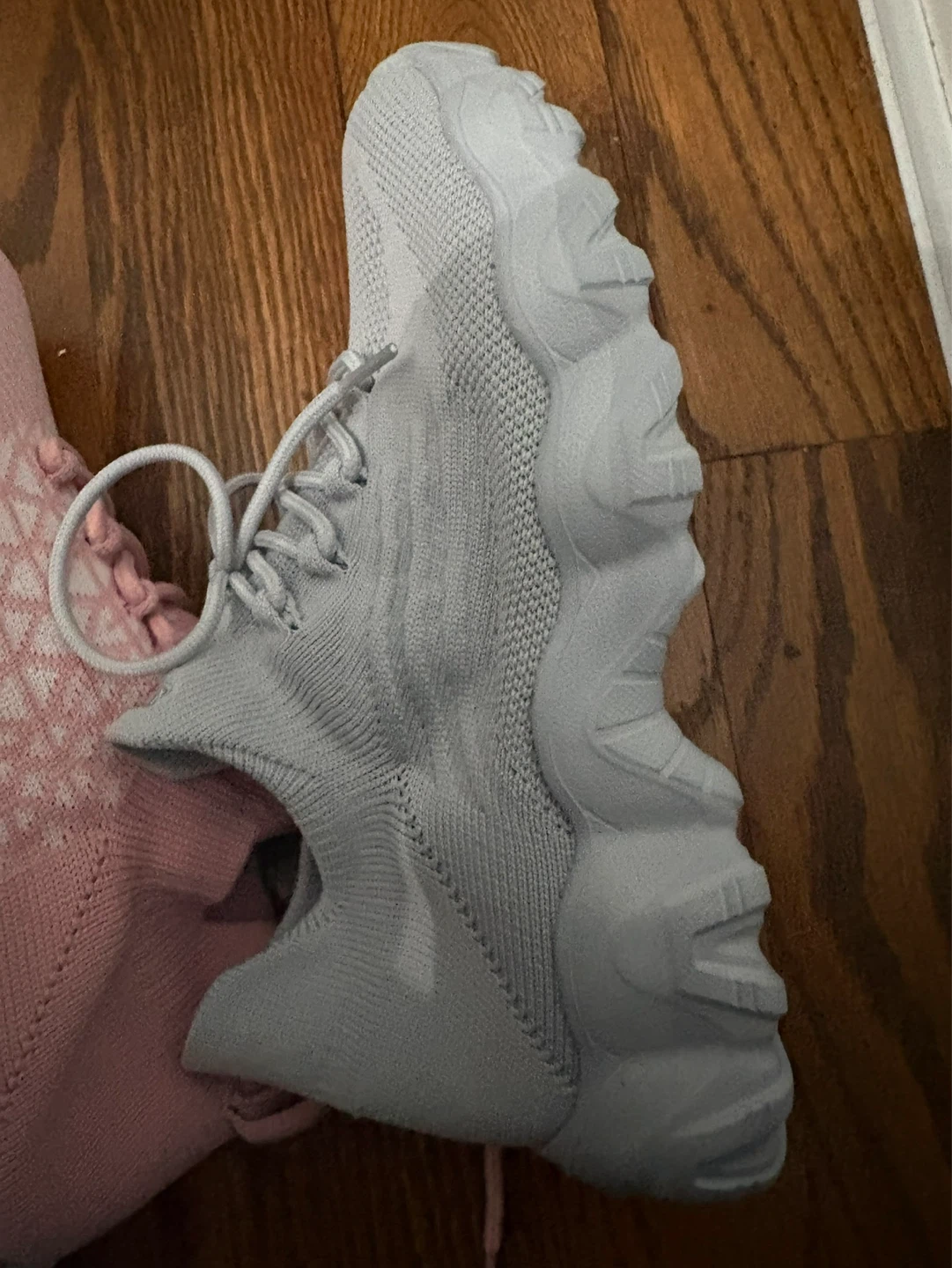 Nurse Baby Sneakers - Pink & Grey - photo 2