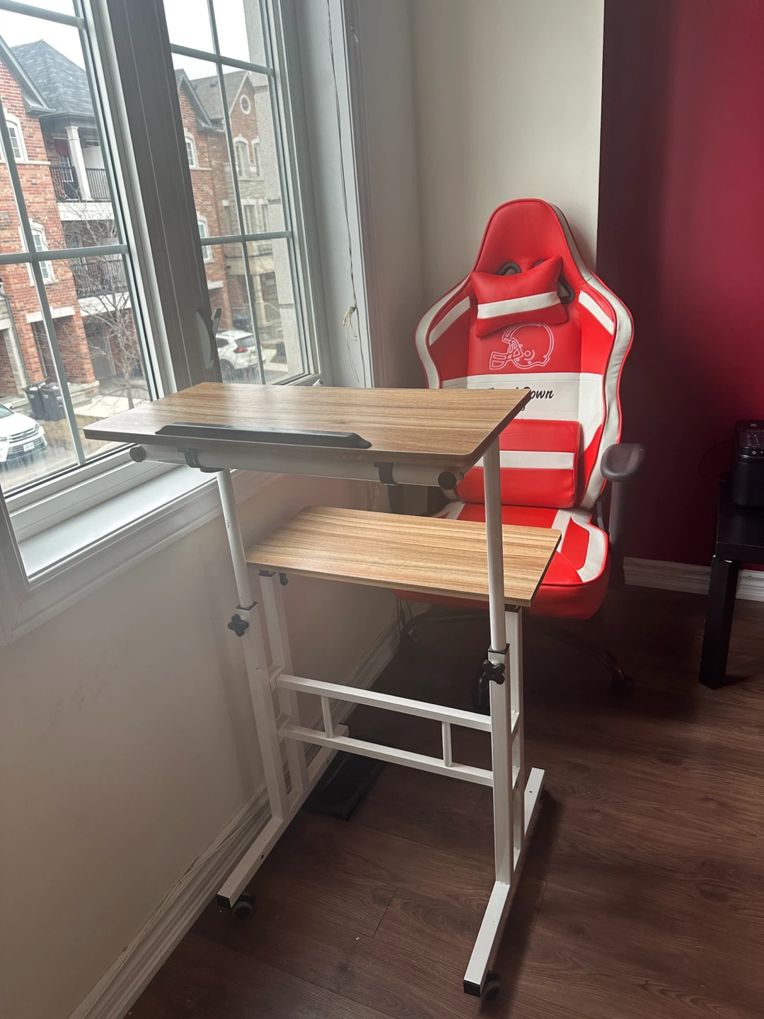 Adjustable Height Rolling Desk - photo 2